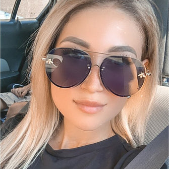 Womens 'Laguna' Aviator Sunglasses Astroshadez